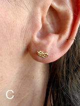 Tiny Rope Earrings
