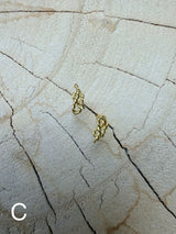 Tiny Rope Earrings