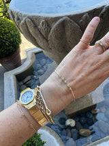 Bias Chain Bracelet - with Diamonds