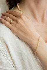 Flat Link Chain Bracelet