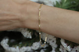 Trombone Bracelet - with Diamonds