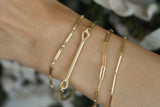Trombone Bracelet - with Diamonds