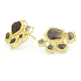 Clustered Diamond Earrings