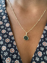 Small Trapiche Emerald Pendant