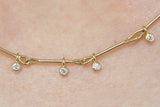 Needle Eye Chain - Sliding Diamonds