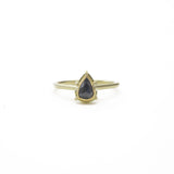 Petite Pear Diamond Ring