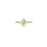 Rough Green Diamond Solitaire