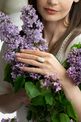 Gold Quartz Ring