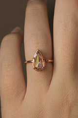 Rose Cut Diamond Solitaire
