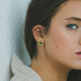 Clustered Diamond Earrings