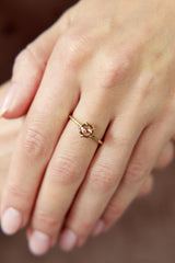 Diamond Cabochon Solitaire