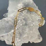 Flat Link Chain Bracelet
