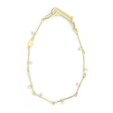 Needle Eye Chain Bracelet - with Diamond Sliders