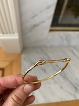 Needle Eye Cuff - Double Scattered Diamonds