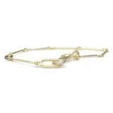 Needle Eye Chain Bracelet - Medium Weight with Diamonds