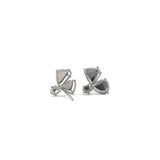 Diamond Slice Triplet Earrings