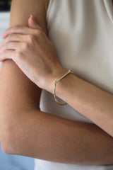 Needle Eye Cuff - Double Scattered Diamonds