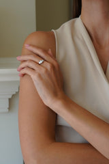 Recycled Emerald Cut Ring