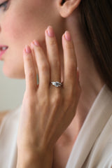 Recycled Emerald Cut Ring