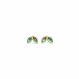 Dual Marquis Emerald Earrings
