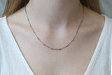 Needle Eye Chain Necklace - Medium Weight