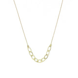 Petite Gold Link Pendant Necklace