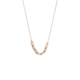 Gold Link Pendant Necklace