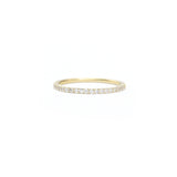 Pavé Diamond Half Eternity Ring - 1.25mm