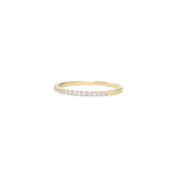 Pavé Diamond Half Eternity Ring - 1.25mm