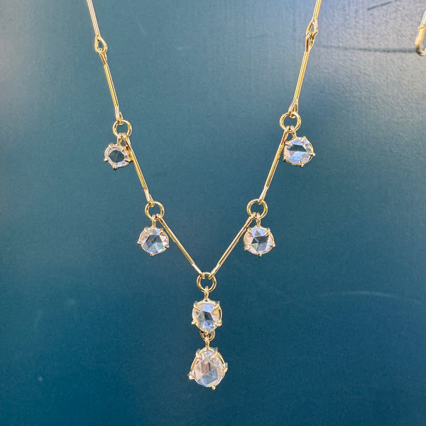 Lantern Necklace - Antique Diamonds