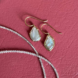 Keshi Pearl Drop Earrings