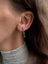 Toffee Rose Drop Earrings