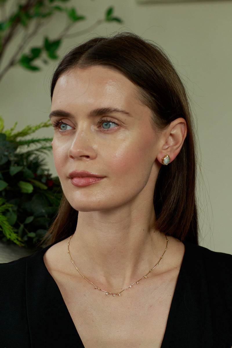 Needle Eye Chain - Sliding Diamonds