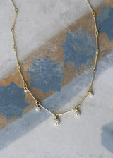 Lantern Necklace - 5 Diamonds