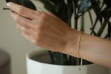 FOREVER Elongated Silk Link Chain Bracelet