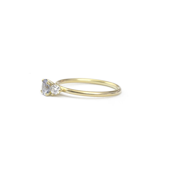Montana Sapphire + Diamond Ring
