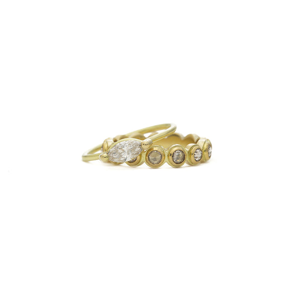 Diamond Cut Away Band