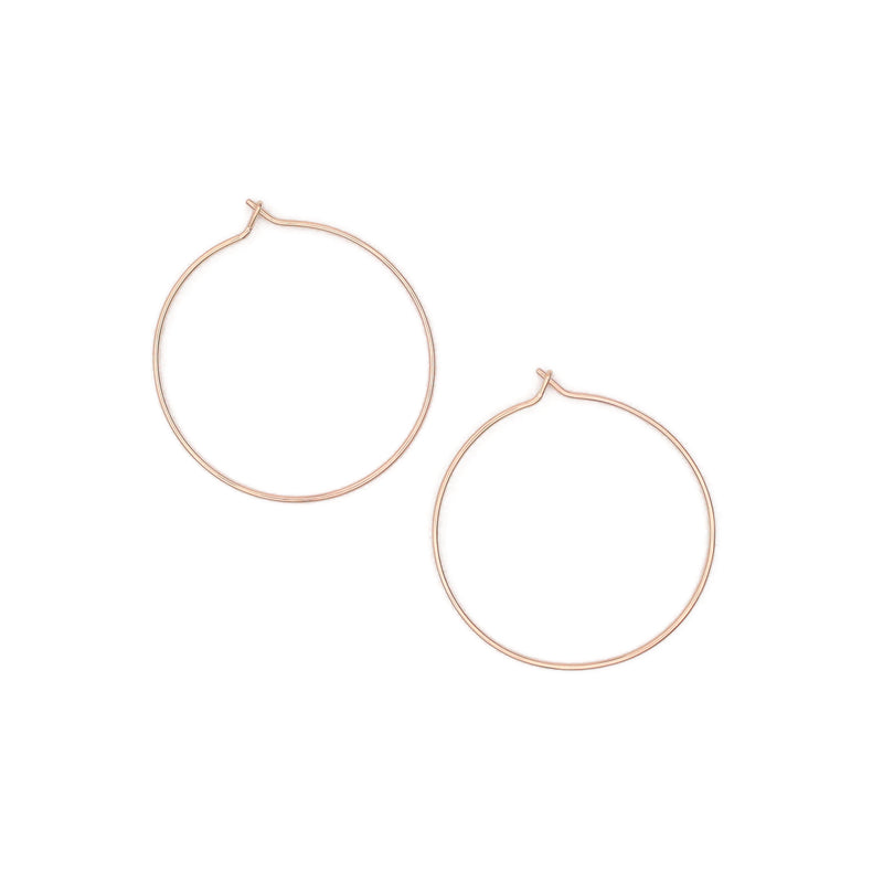 Kendra Scott Keeley Hoop Earrings - 18k Gold Vermeil, Everyday Hoops, 2 Inch Diameter