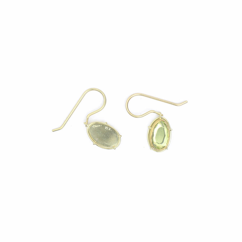Peridot Drop Earrings