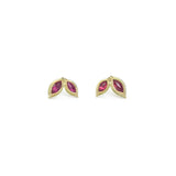 Dual Marquis Ruby Earrings