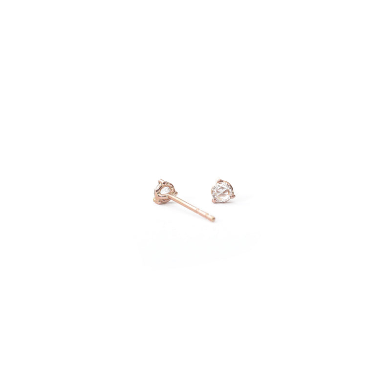 Recycled Rose Cut Diamond Earrings