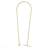 Heavy Weight Chain Necklace - Diamond Toggle